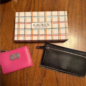 Ralph Lauren wallet & Card Holder Set